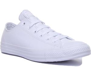 Converse 136823 A-Ct Lo Top Lace Up Mens Trainer In White UK 7- 12