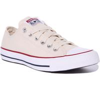 Converse 159485C CtAs Ox Unisex Low Top Canvas Trainers In Beige Size UK 3 - 12