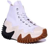 Converse 171546C Run Star Motion Hi Top Unisex Trainers In White Size 2- 10