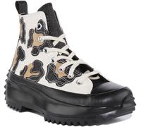 Converse 172036C Run Star Hike Hi Top Trainers Leopard Womens Size 3.5 - 7