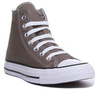 Converse 1J793 All Star Hi Lace Up Canvas Mens Trainer In Charcoal UK 7 - 13