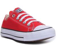Converse Chuck Taylor All Star Ox Trainers Red Canvas Low Top Unisex M9696C