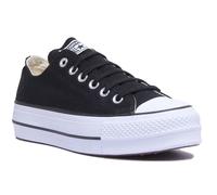 Converse 560250C Con Ct As Lift Ox Womens Trainer In Black White UK 2 - 9