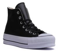 Converse lift hi leather trainers in black UK 6.5 (EU 39½)