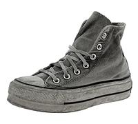 CONVERSE 563113C Chuck Taylor All Star HI Lift Canvas LTD Women Gray/Gray/White UK 9.5