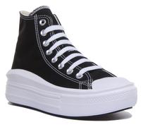 Converse Shoes (High-top Trainers) Chuck Taylor All Star Move Canvas Color Hi in Black 6