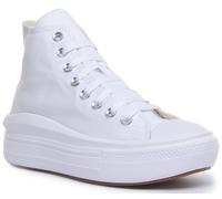 Converse 568498C In White Black Ct As Movie Elivated Sole Hi Size UK 3 - 8