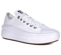Converse Shoes (Trainers) CHUCK TAYLOR ALL STAR MOVE CANVAS COLOR OX in White 6