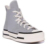 Converse A00741C Chuck 70 Plus High Top Unisex Trainers Grey UK 3 - 12
