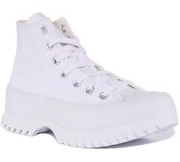 Converse Shoes (High-top Trainers) Chuck Taylor All Star Lugged 2.0 Foundational Canvas in White 7.5