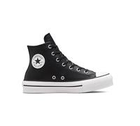 Kids All Star Eva Lift Foundation Leather Trainers Black