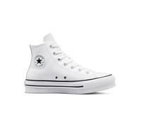 Converse Shoes (High-top Trainers) Chuck Taylor All Star Eva Lift Leather Foundation Hi in White 3 kid
