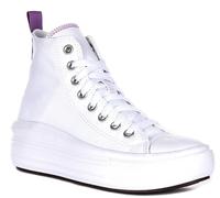 Converse Shoes (High-top Trainers) Chuck Taylor All Star Move Platform Foundation Hi in White 5.5