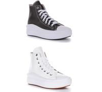 Chuck Taylor All Star Move Platform Leather Black, White 5