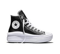 CONVERSE A04294C Chuck Taylor All Star Move Platform FOUNDATIONAL Leather Women Black/White/White UK 6