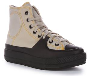 Converse A04528C CT All Star Construct Unisex Trainers In Stone UK 2- 10
