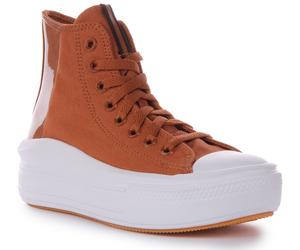 Converse A04673C All Star Move Platform Hi Tawny Trainer Womens Size 3 - 8