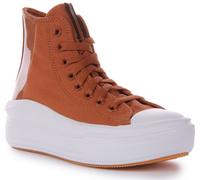 Converse A04673C All Star Move Platform Womens Trainer In Brown UK 3 - 8