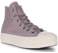 Converse A05014C All Star Lift Platform Canvas Trainer Lilac Womens UK 4 - 8