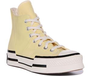 Converse A05466C Chuck 70 Plus Lace up Hi Top Womens Trainer In Pink UK 3 - 11