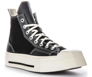 Converse A06435C Hi Chuck 70 De Luxe Square Toe Womens Trainer Black UK 3 - 9