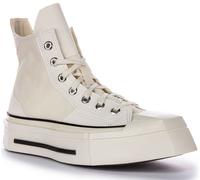 Converse A06436C Chuck 70 De Luxe Square Womens Trainer In White UK 3 - 9