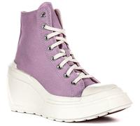 Converse A07584C Chuck Taylor Hi Top Womens Trainer In Pink White UK 3 - 9
