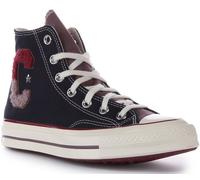 Converse A07980C Chuck 70 Hi Varsity Letter C Canvas Shoe Navy Red UK 6 - 12