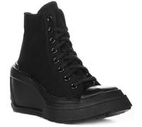 Converse A08094C Women's Chuck 70 De Luxe Wedge Heel Wedges, black, 6 UK