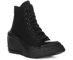 Converse A08094C Women's Chuck 70 De Luxe Wedge Heel Wedges, black, 6 UK
