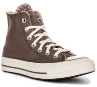 Converse A08184C Chuck 70 Vintage Hi Canvas Womens Trainer In Pink UK 3 - 8