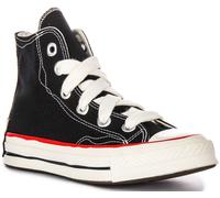 Converse A09139C Chuck 70 Sketch Effect Unisex Trainer In Black White UK 6 - 11