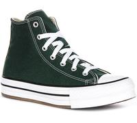 Converse A09291C Eva Lift Hi Top Junior Boys Trainers Green UK 6.5 New & Boxed