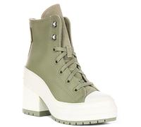 Converse A10378C Chuck 70 De Luxe Heel Leather Womens BootsIn Stone UK 3 - 8