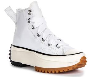 Converse A10421C Run Star Hike Hi Platform Womens Trainer Red White UK 3 - 7