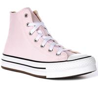 Converse A11774C Embroidered Floral Junior Girls Sneakers In White Pink UK 3 - 7