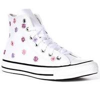 Converse A11781C Ct As Embroidered Junior Sneakers In White Purple UK 3 - 7