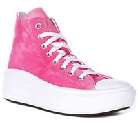 Converse Chuck Taylor All Star Move Platform Color Splash High-Top Shoe Canvas For Kids In White, Size 6 White 6