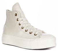 Converse Shoes (High-top Trainers) CHUCK TAYLOR ALL STAR LIFT PLATFORM GOLD in White 3.5