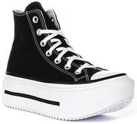 Converse A12975C Ct As Lift Platform Womens Trainers In Black White UK 3 - 8