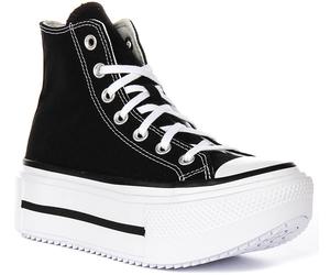 Converse A12975C Ct As Lift Platform Womens Trainers In Black White UK 3 - 8
