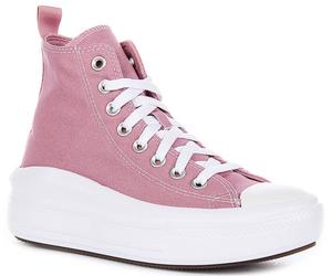 Converse A13128C Ct As Move Hi Clifsde Junior Girls Trainers In Rose UK 3 - 7