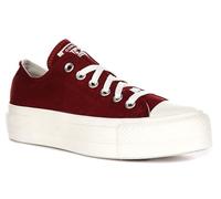 Converse A13653C Women's Ct As Lift Plat Valentines Day Platforms, Dark Red, 6.5