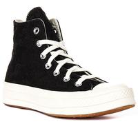 Converse A13665C CT Hi Lace Up Glamorous Edge Womens Trainers In Black UK 4 - 8