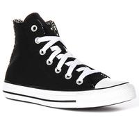 Converse A14940C Ct As Lift Hi Leopard Unisex Sneakers In Black White UK 3 - 7