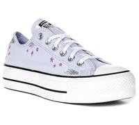 Converse A14946C Chuck 70 Low Leopard Womens Trainers In Black Beige UK 3 - 8