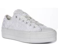 Converse A14946C Chuck 70 Low Leopard Womens Trainers In Black Beige UK 3 - 8