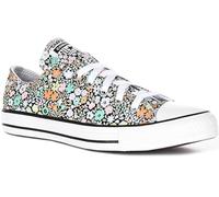 Converse A14981C Men's Ct All Star Mini Flower Trainers, Flower, 7 Women/5 Men