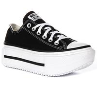 Converse A15490C Ct As Lift Double Stack Womens Trainers In Black White UK 3 - 8