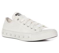 Converse A15507C Chuck Taylor All Star Spike Trainers In White UK 3 - 8